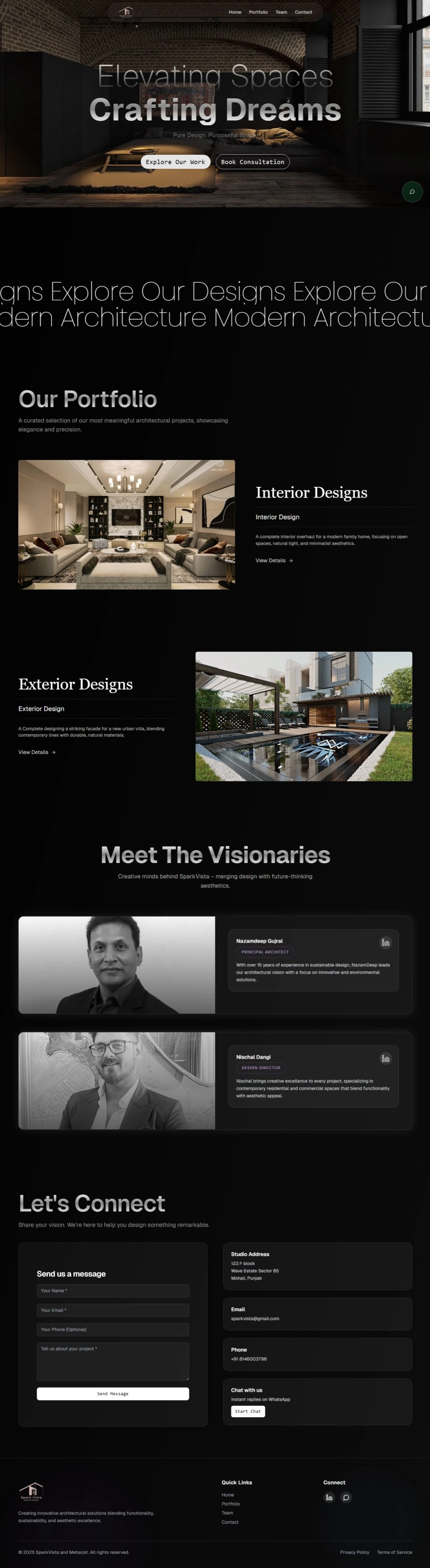 SparkVista | Modern Real Estate Platform